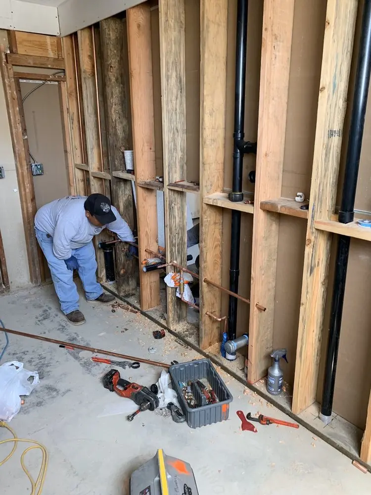 Commercial rough-in plumbing for Water Heater Replacement in Mechanicsville